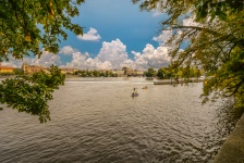 Rowing On Vltava River
