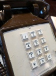 Vintage Brown Telephone