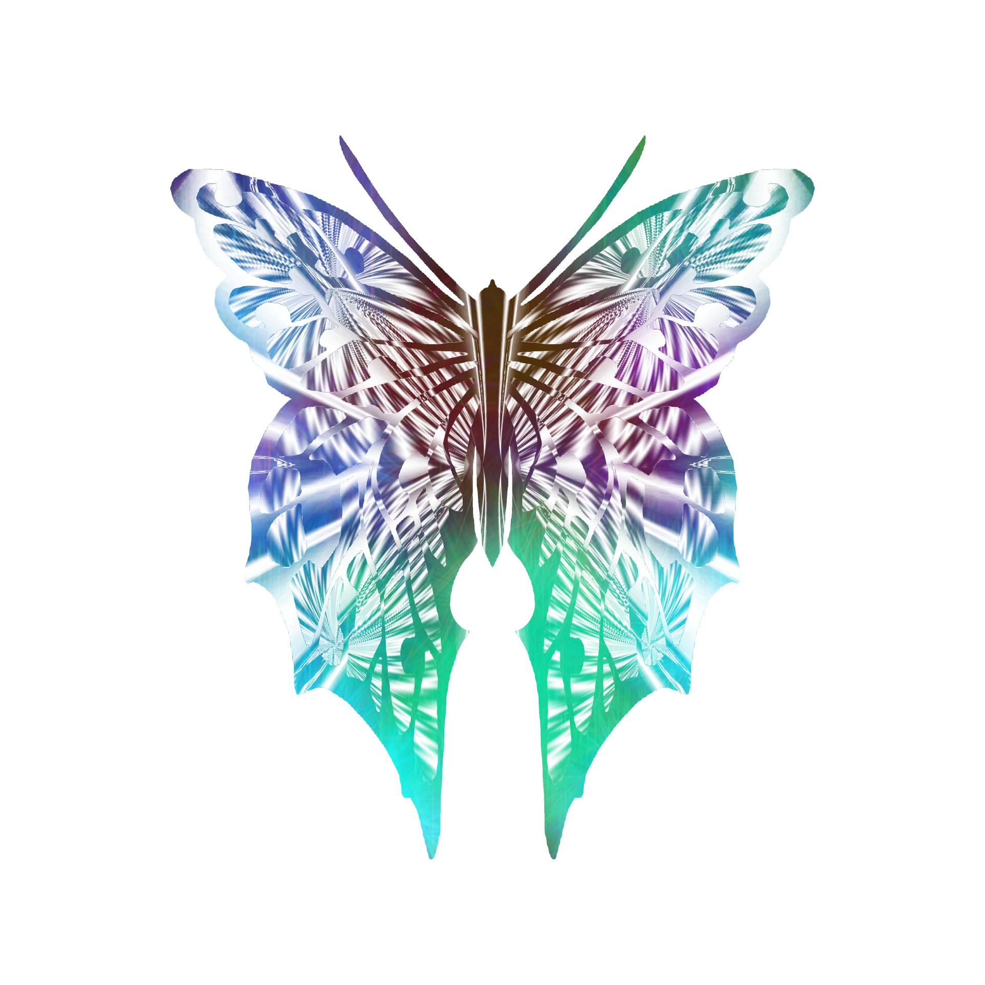 Delicate Pastel Butterfly