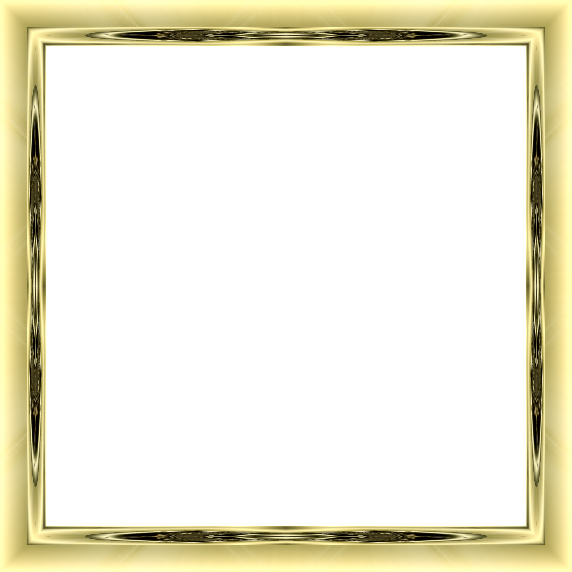 Gold Frame Double Edged