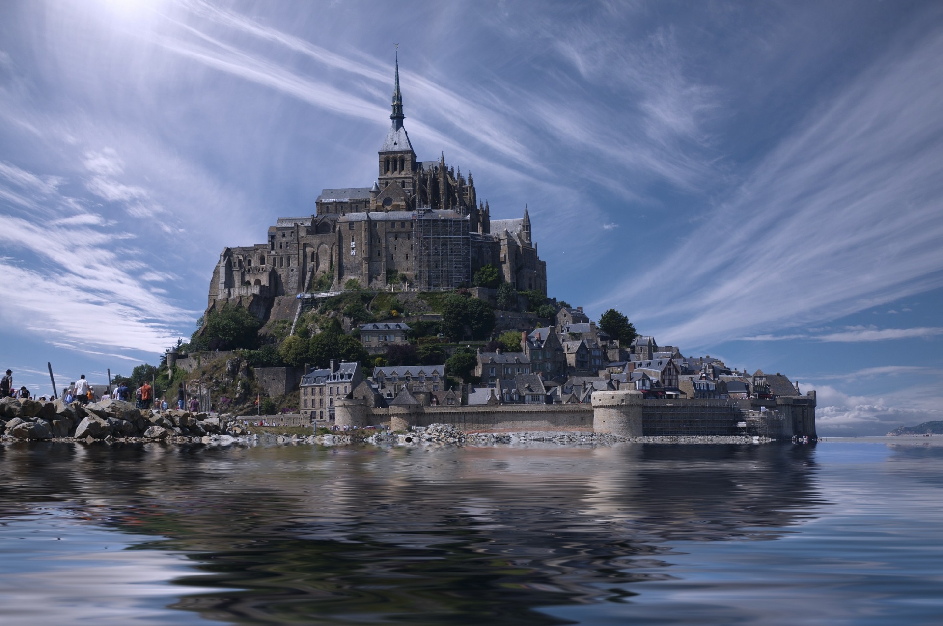 Historic Mont St. Michel of France