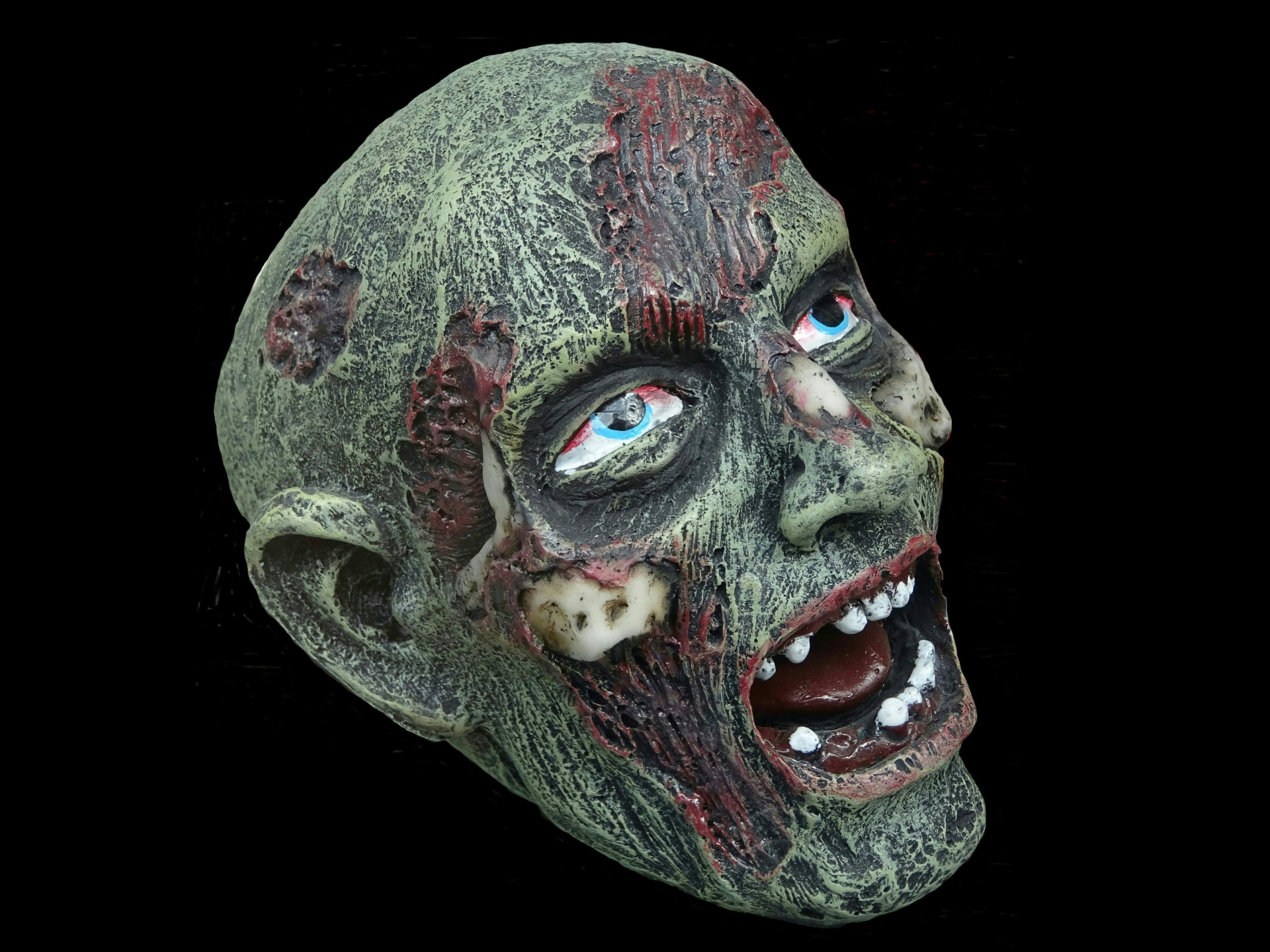 Scary Zombie Monster Head