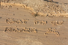 A Note In The Sand