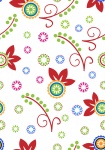 Abstract Floral Wallpaper Pattern