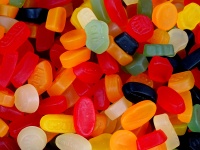 Candy Wine Gums Sweets Background