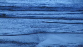 Dark Blue Sea Waves