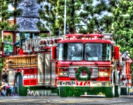 Firetruck In Parade
