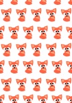 Fox Cute Wallpaper Pattern