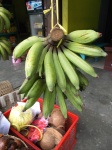 Green Banana Fruits On The Stire
