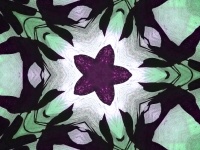 Leaf Kaleidoscope Background