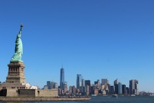 Liberty Overlooks New York City