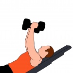 Man Working Out In Gym