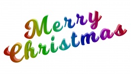 Merry Christmas Gradient Text