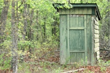 Outhouse In The Woods