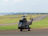 Puma Helicopter Taxiing