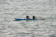 Rowers At Sea