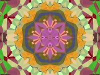 Round Kaleidoscope Pattern