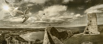 Scarborough Castle, Panorama