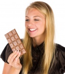 Woman And Chocolate