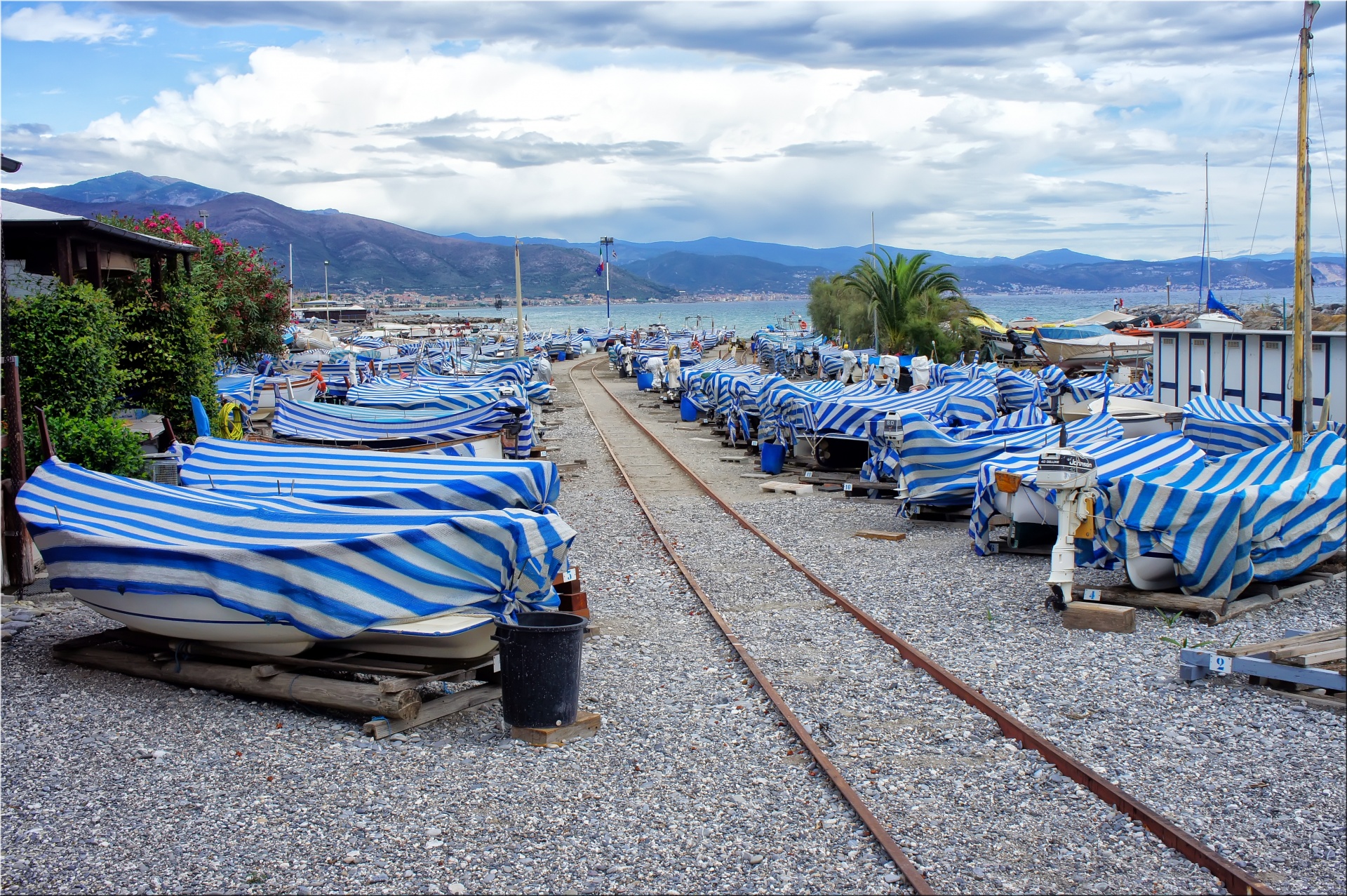 boats in the shore depot