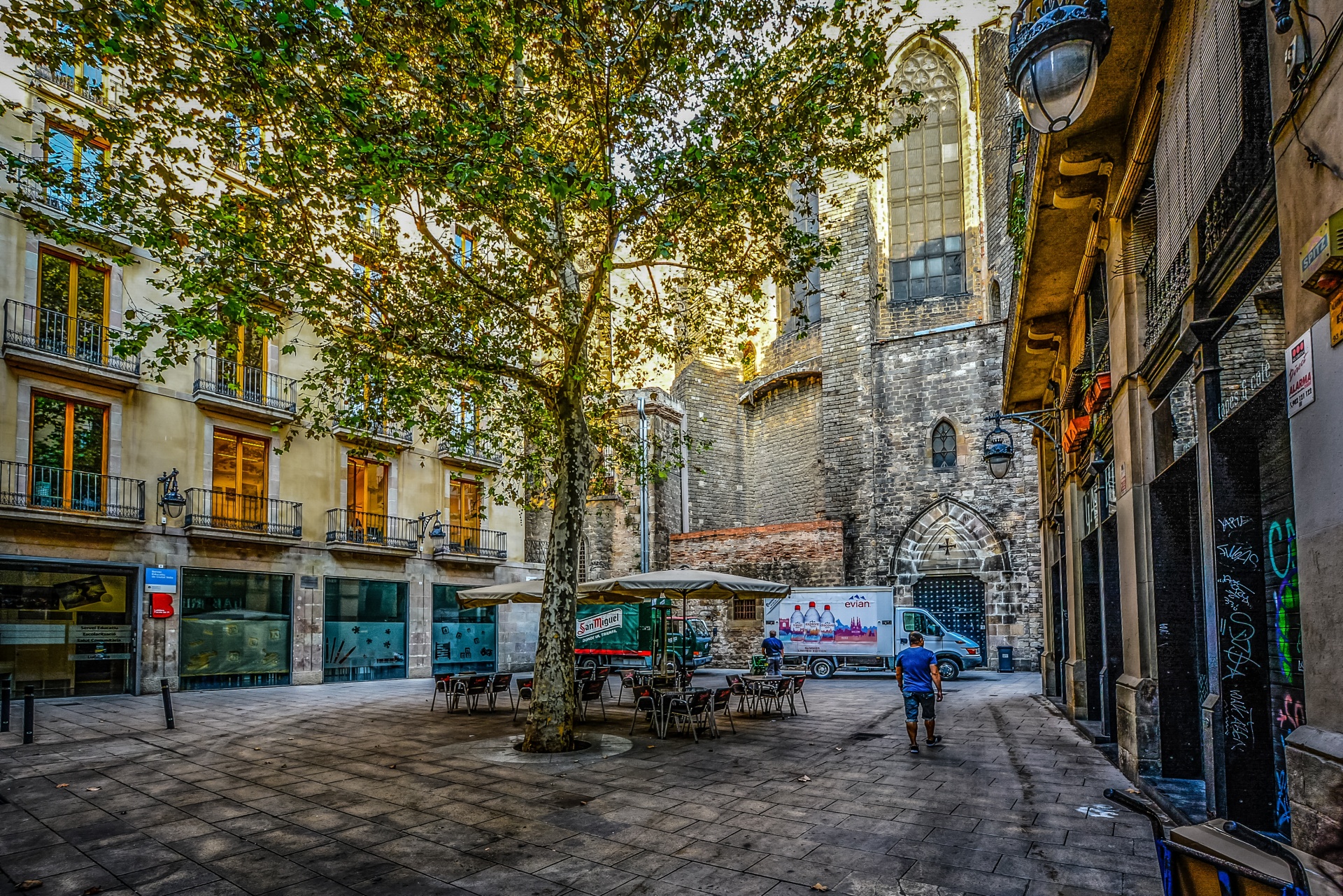 Early Morning In Barcelona