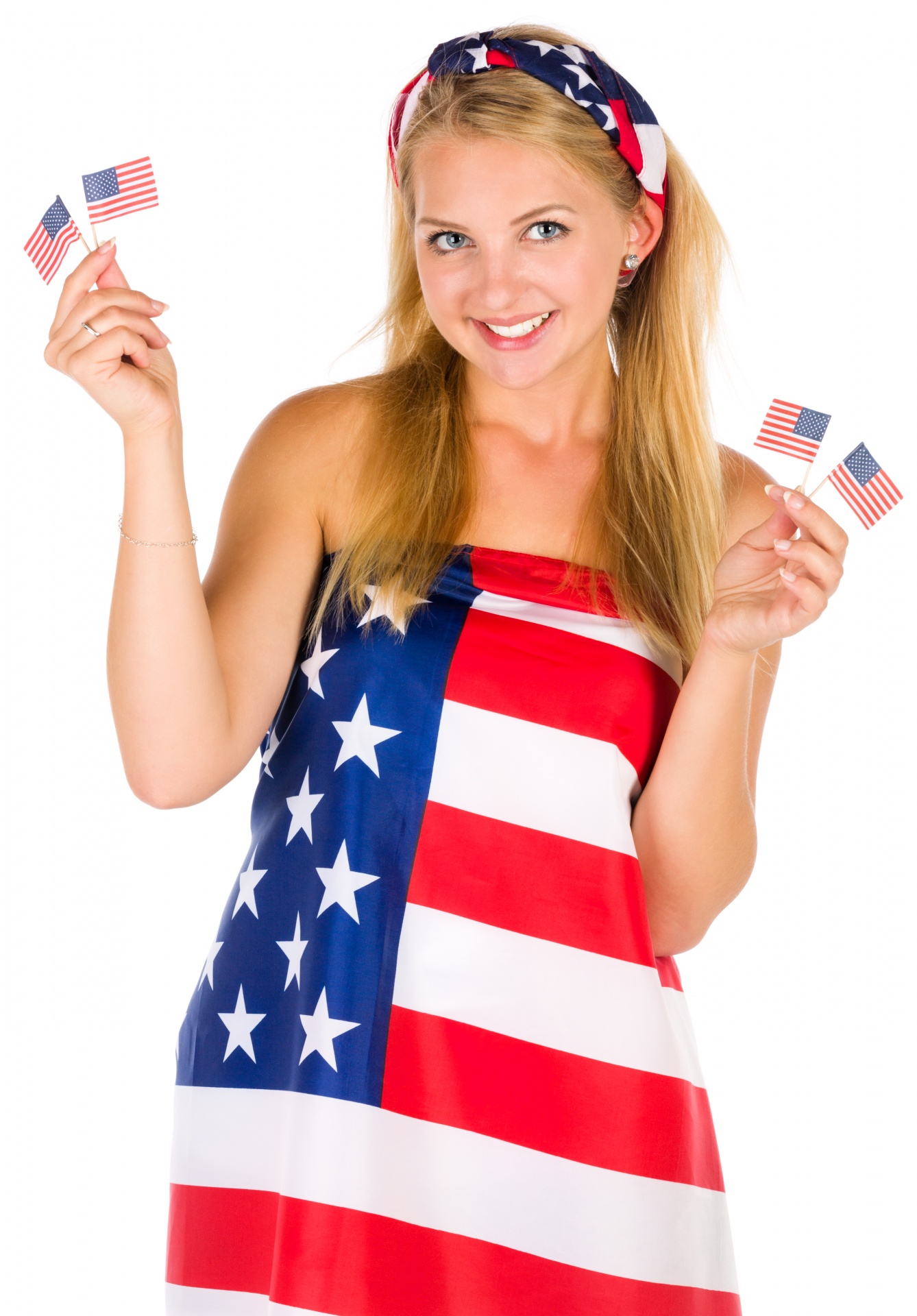 Independence Day Woman Free Stock Photo - Public Domain Pictures