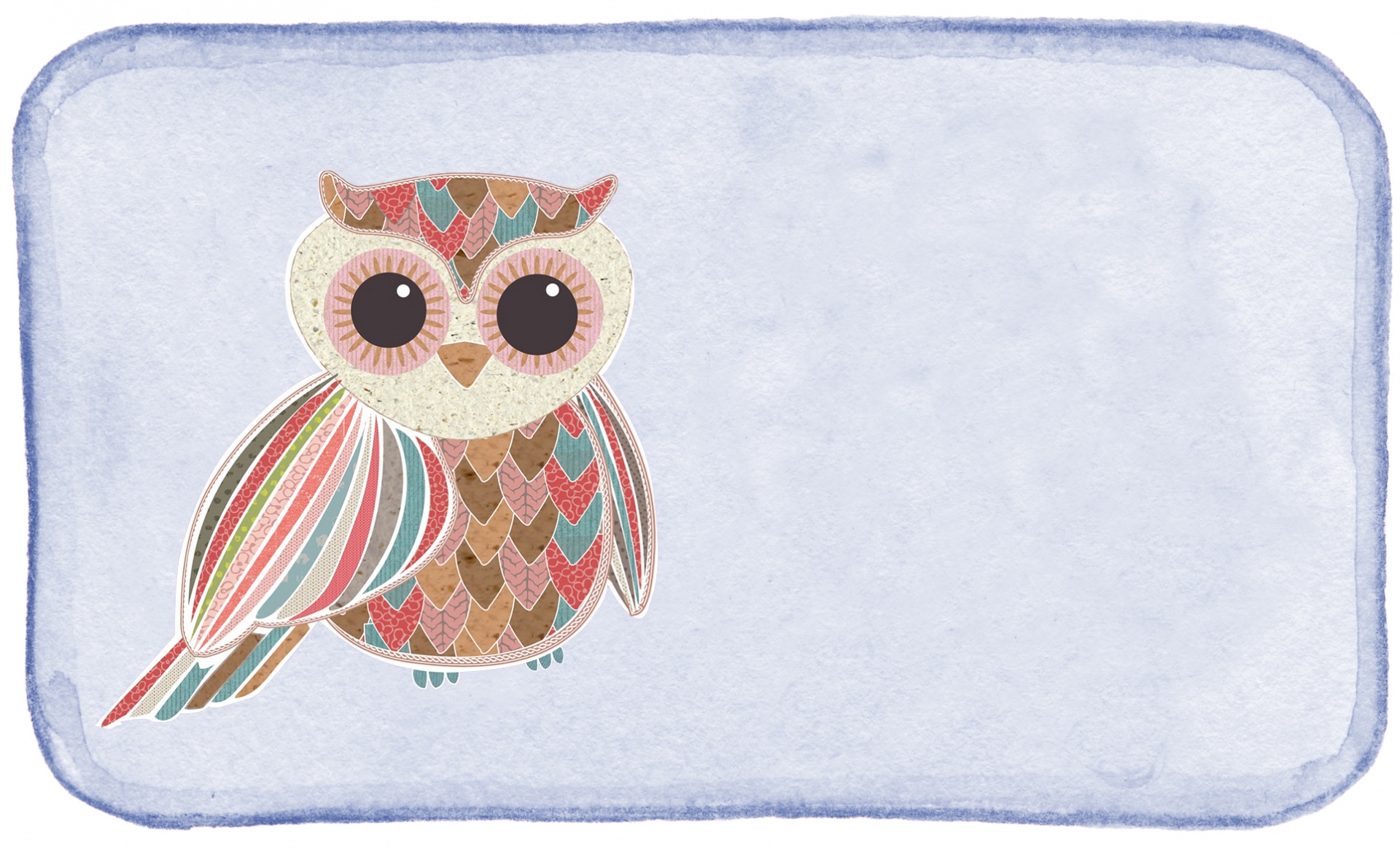 Owl Colorful Illustration