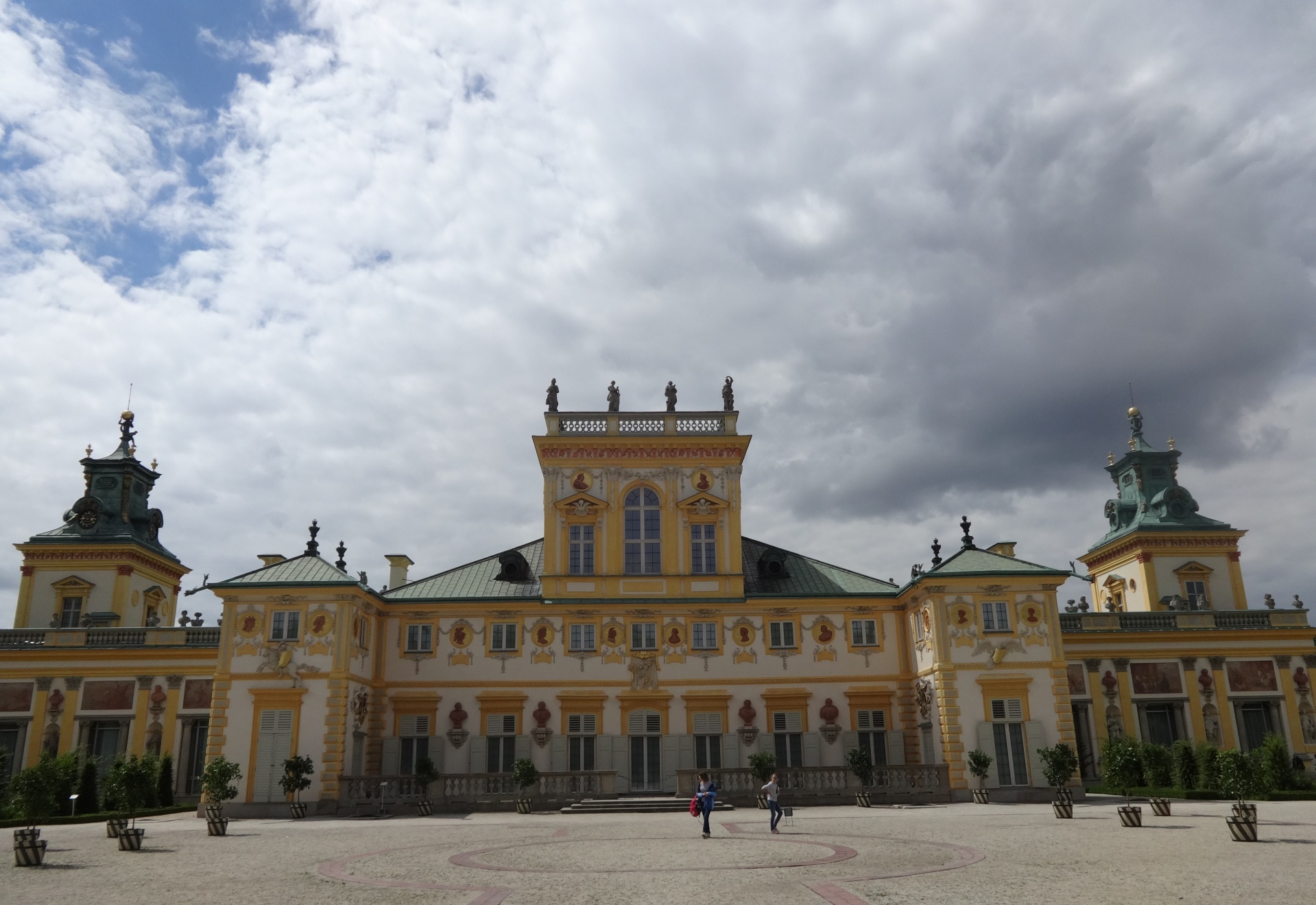Palace in Wilanow, museum, Warsaw, Poland