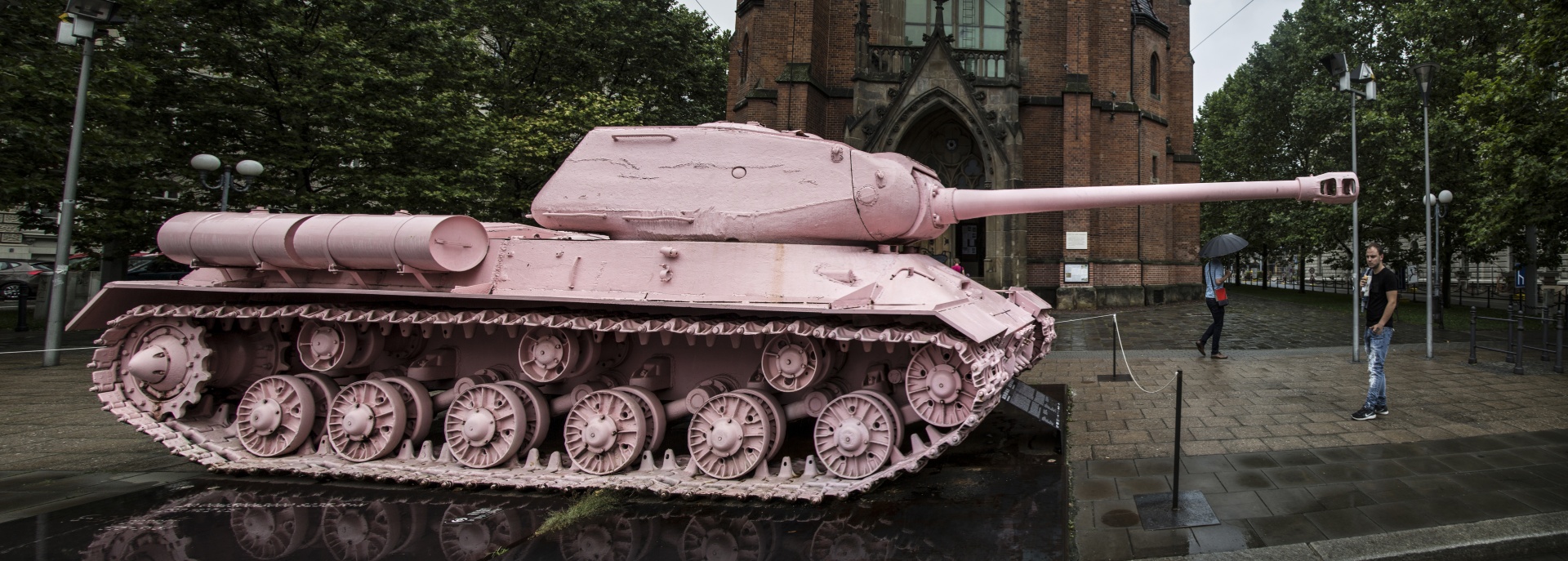 Pink Tank In Brno