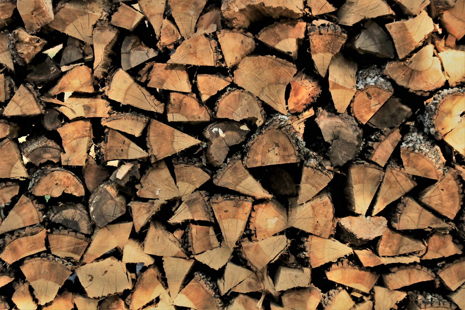 Stacked Firewood Background