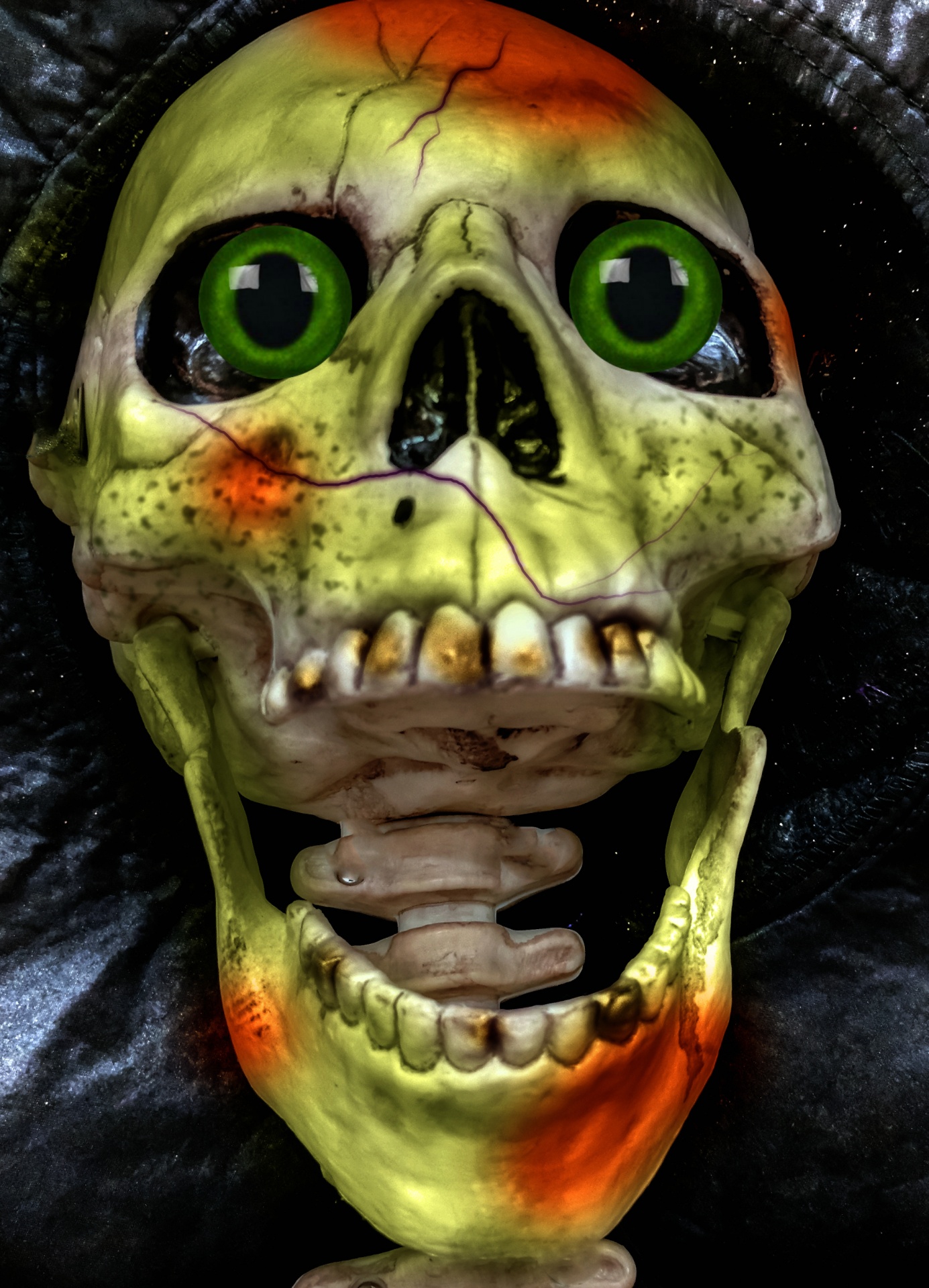 Halloween Zombie Skull