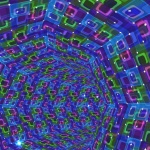 3d Color Tunnel