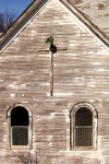 Abandoned Church Windows And Cross