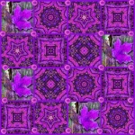Autumn Collage - Purple