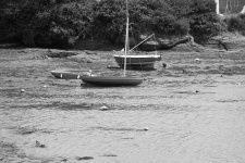 Boats At Low Tide.