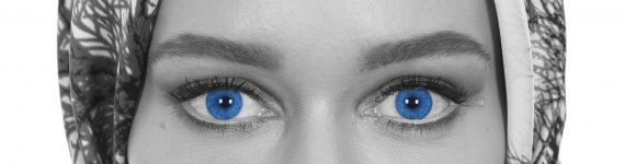 Blue Eyes Of Woman