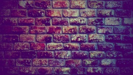 Brick Wall Lomo Effect