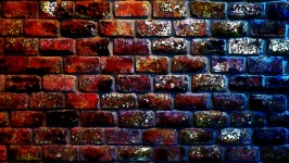 Brick Wall Poster Edges