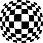 Checkerboard With Ball Shape