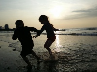 Children On The Beach