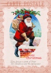 Christmas Postcard Vintage Santa
