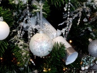 Christmas Tree Cracker And Baubles