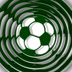 Concentric Discs With Soccer Ball