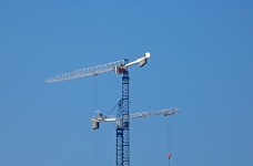 Crane With Arm Extended