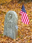 Flag At The Cemetery