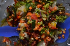 Making A Vegetable Salad