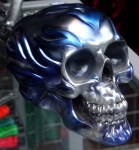 Metallic Human Skull
