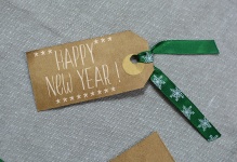 New Year Label