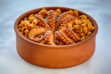 Octopus And Tomato Pasta Bowl