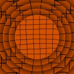 Orange Grid Discs
